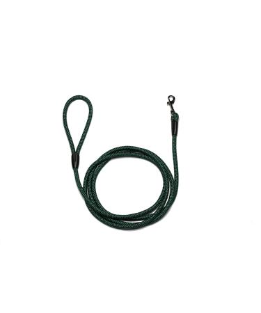 Leash - rope leash with hand loop Basic 10mm 27 colours 7 lengths (2.00 m fir green) 2.00 m fir green