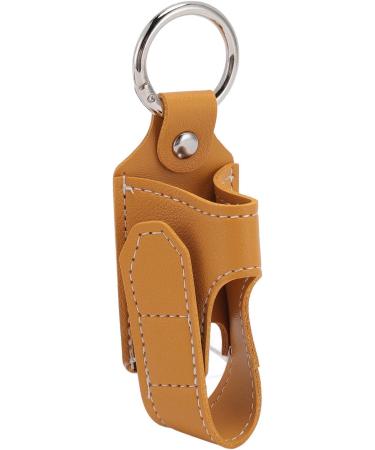 Asthma Inhaler Holder Inhaler Case Inhaler Carrying Holder Clasp Closure Safety Carabiner Clip 2pcs Portable PU Leather Inhaler Protective Holder (Turmeric) - Buy Online on GoSupps.com