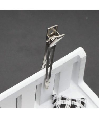 BetterJonny 1.75 Single Prong Silver Hair Clips - 100 Pack for Curls & Styling - Buy Online on GoSupps.com