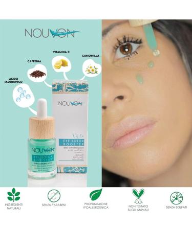 NEW EYE BOOSTER Anti-Wrinkle Eye Contour Serum with 3P Hyaluronic Acid Vitamin C + Glycolic Acid l ORGANIC Moisturizing Plumping ULTRA LIFTING Face Serum Wrinkles Bags and Dark Circles 15 ml - Buy Online on GoSupps.com