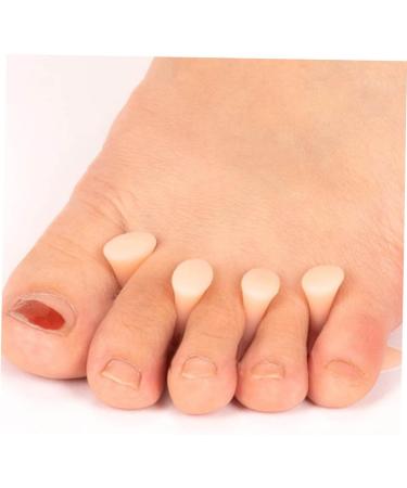 Healifty 10pcs Silicone Gel Bunion Spacer & Toe Correctors | Bunion Relief Pads for Overlapping Toes | Toe Protectors Isolation Pad - 9X3CM - Buy Online on GoSupps.com