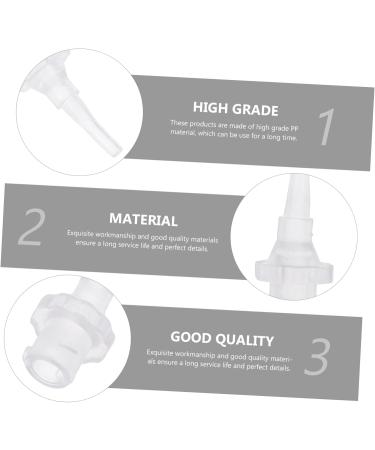 FRCOLOR 30pcs Practical Ear Nozzles for Ear Cleaning Food-Grade Replacement Tips for Earwax Removal White White 2.8X1.1X1.1CM - Buy Online on GoSupps.com