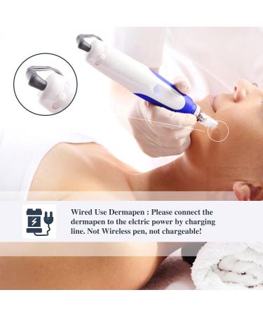 INCELLICE Derma Pen Hair Professional Microneedling Pen for Hair Beard Growth with 2 Replacement Cartridges 5 Speeds Blue Auto Dermapen - Buy Online on GoSupps.com