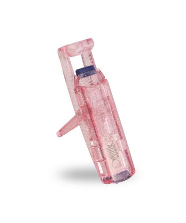EKIND Partial Eyelash Curler Mini Eyelash Curler Professional Travel Makeup Tool Suitable for All Eye Shapes Beauty Must-Have for Makeup Lovers (Glitter Powder)