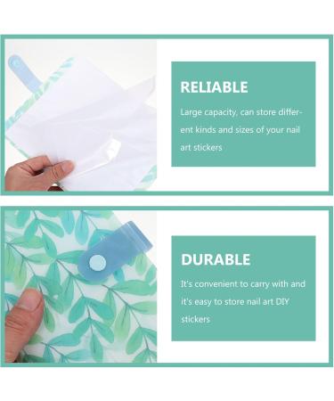 minkissy Nail Art Sticker Storage Album Collecting Album Nail Stickers Empty Storage Showing Holder Organizer for Nail Salon Women Girls Supplies Style 1 - Buy Online on GoSupps.com