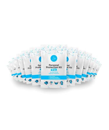 4 Item All-In-One Personal protection Kit - 10 PACK