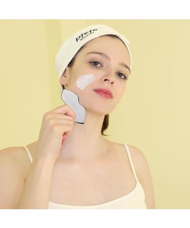 Stainless Steel Gua Sha Tool - Enhance Skin Care for Face Neck & Body | Reduce Puffiness & Sculpt Jawline - Buy Online on GoSupps.com