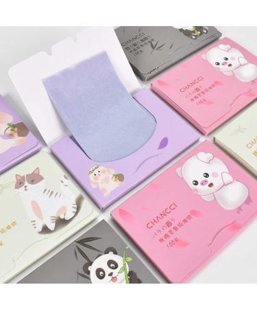 Rapidbok Blotting Paper for Oily Skin - 200 Leaves Oil Control Sheets | Pink Gesich Oil Absorbing Towels - Buy Online on GoSupps.com