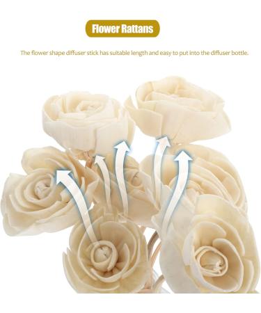 Housoutil Reed Diffuser Sticks - Replacement Aroma Sticks for Essential Oil & Room Fragrance | 8 Rattan & Wooden Refill Sticks - Buy Online on GoSupps.com