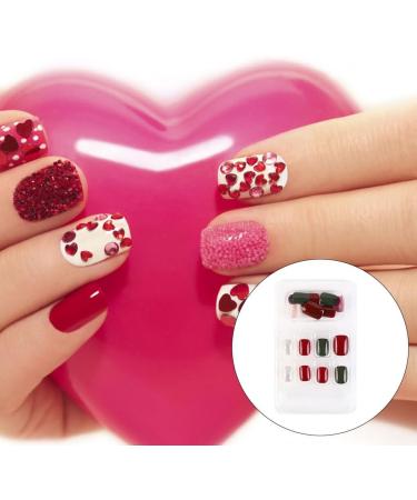 dijiusidy False Nail Perfect Matching Simple to Wear Fingernail Full Coverage Press Type Strong Viscosity Adjustable Paster Type 7 F741 Type 7 F741 - Buy Online on GoSupps.com