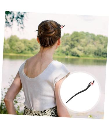 minkissy Womens Hair Clips Wooden Hairpin Head Pieces for Woman Japanese Hair Pin Geisha Hair Chopsticks Hair Clips Stick for Buns Chopsticks for Hair Vintage Hair Stick Hair Fork Glass - Buy Online on GoSupps.com