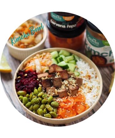 Beavia Fermented Mix 6x350g | Vegan Kimchi & Beetroot | Immunity & Weight Loss Support | Gluten-Free Preservative-Free Sauerkraut - Buy Online on GoSupps.com