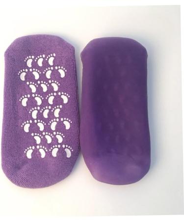 minkissy Spa Socks Moisture Socks Purple Gel Cosmetic - Buy Online on GoSupps.com