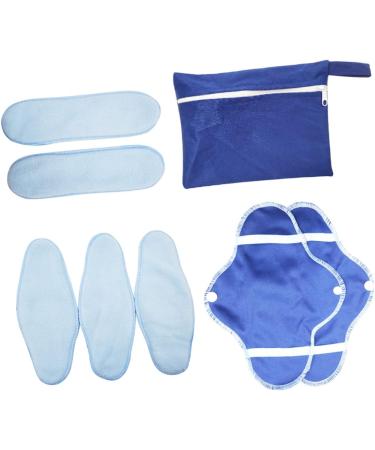 Gleavi 8-Piece Women's Fabric Menstrual Cloths & Tapes - Reusable Cotton Hygiene Products for Comfortable Period Protection - Buy Online on GoSupps.com