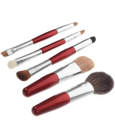 FRCOLOR 5 Sets makeup brush with bag travel makeup brush girls suit women s suits women makeup supplies beauty supply cosmetics brush loose makeup the face beauty tools - Buy Online on GoSupps.com