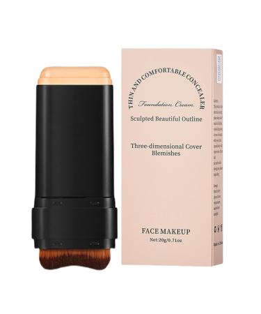 Contour stick concealer full area natural primer with brush contour sticks foundation with light finish for nose forehead hollows of the cheeks Mothers Day office