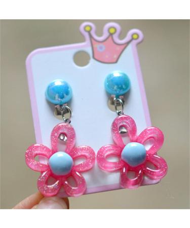 Feyley Flower Ear Clips for Girls | Stylish & Fun Jewelry for Children | Shop Fashionable Flower Earrings - Buy Online on GoSupps.com