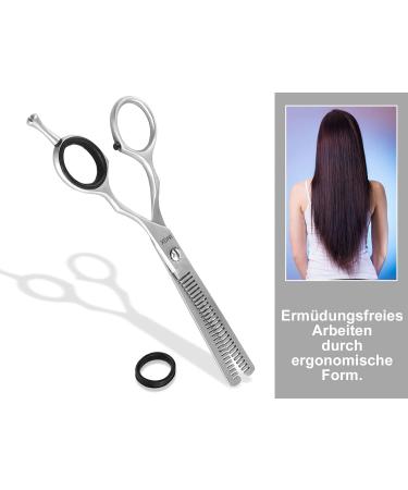 Professional Hair Scissors - Stainless Steel Hairdressing & Effilier Scissors (6.5 inches) for Perfect Haircuts - Rust-Free & Sharp Edge - Buy Online on GoSupps.com