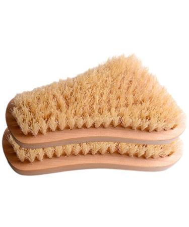 Healeved 2st shoe brushes for clean boot polish kit boot brush shoe cleaning brush shoes jewelry shoe cleaning set shoe brush set shoe brushes for polishing bristle hair sensitive