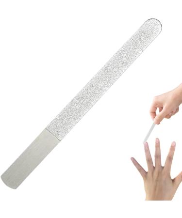 Samuliy Nail File Fingernail Files File Made of Stainless Steel Toenail File for Home Use in Salon or Travel Manicure Tool for Men and Women A-12 Short - Buy Online on GoSupps.com