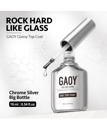 Buy GAOY 2 Pcs No Wipe Gel Top Coat 16ml - Glossy Finish UV Light Cure Gel Nail Polish - International Shipping Available - Buy Online on GoSupps.com