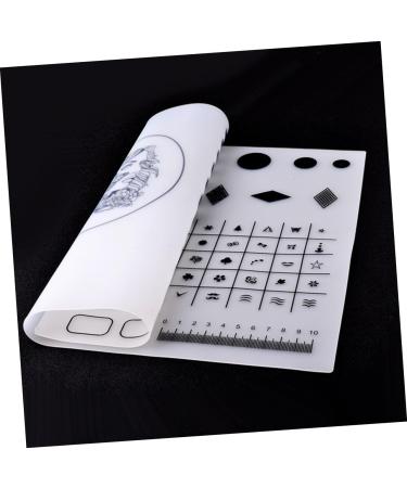 Ipetboom Nail Art Tool Nails Tools Silicone Tool Nail Art Stamping Mats Decorating Tools Nail Sticker Guide Nail Tools Nail Decorations Accessories Nail Art Mat Nail Polish Decorate 40.5*30.5cm As Shown - Buy Online on GoSupps.com