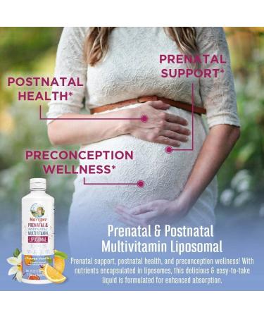 MaryRuth's Prenatal & Postnatal Multivitamin for Women | Sugar Free | Vegan & Non-GMO | Gluten Free | 15.22oz Liquid Liposomal - Formulated for Pre-Conception, Pregnancy & Nursing - Buy Online on GoSupps.com