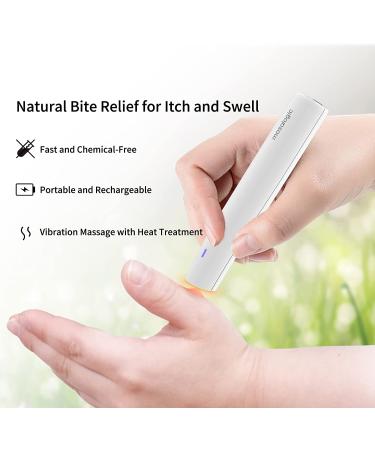 Mosalogic Rechargeable Anti-Itch Pen - Fast Relief for Insect Bites - Chemical-Free Treatment for Children and Adults - Buy Online on GoSupps.com