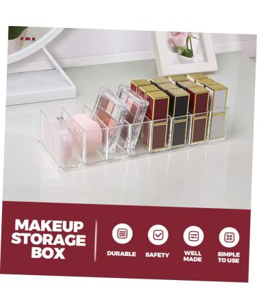 Balacoo 2pcs Box Makeup Storage Box Eye Shadow Holder Lipstick Organizer Cosmetics Rack Cosmetic Rack Powder - Buy Online on GoSupps.com