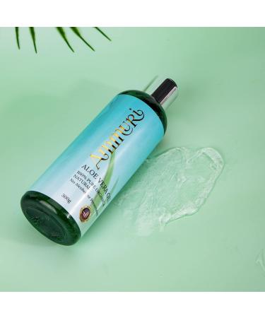 Organic Aloe Vera Gel - 100% Pure from Freshly Cut Aloe - Psoriasis Acne Scar Hair Care - 300 ML Squeeze Bottle - Buy Online on GoSupps.com