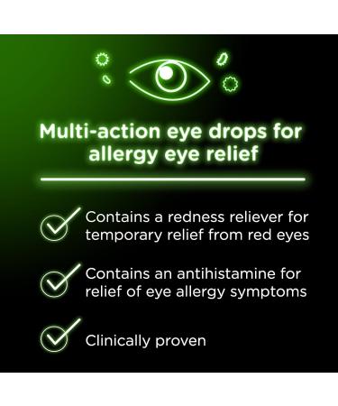 Visine-A Eye Allergy Relief Drops Multi-Action Eye Drops 0.5 fl oz Pack of 4 Fast Relief for Itchy Red Eyes International Shipping Available - Buy Online on GoSupps.com