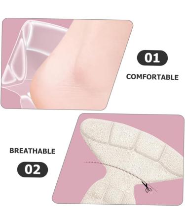 High Heel Comfort: Healeved Gel Back Pads for Women 3 Pairs Adhesive Inserts for Ultimate Support - Buy Online on GoSupps.com