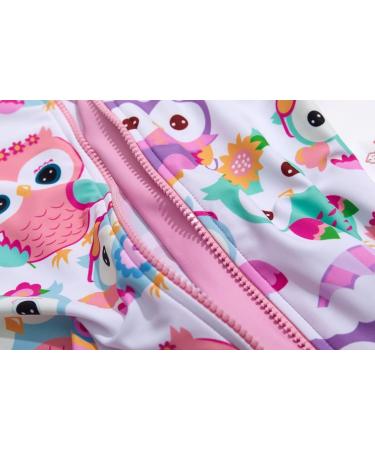 Bonverano Baby Girls Swimsuit | UPF 50+ Sun Protection | Owl Design | 2-3 Years - Buy Online on GoSupps.com