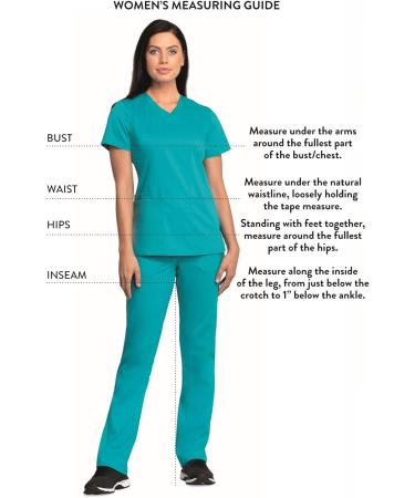 Cherokee Women's Maternity Scrub Top - Workwear Revolution Mock Wrap - Navy, Size Medium | WW688 - Buy Online on GoSupps.com
