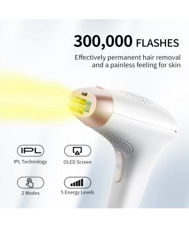 COSBEAUTY IPL Hair Removal Device for Women and Men - FDA Cleared, Permanent & Painless Laser Hair Remover for Face and Body - 3 Treatment Heads (CB027-White) - Buy Online on GoSupps.com