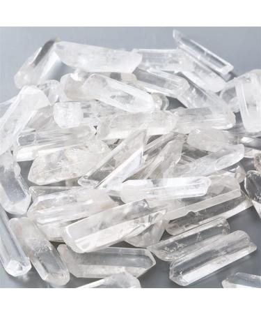 Home Decoration 3-5cm 50g 100g Natural Clear Crystal White Quartz Cluster Points Pillar Column Terminated Wand Specimen Reiki Stones Crystal Cluster (Color : 50g Size : 3-5cm) - Buy Online on GoSupps.com