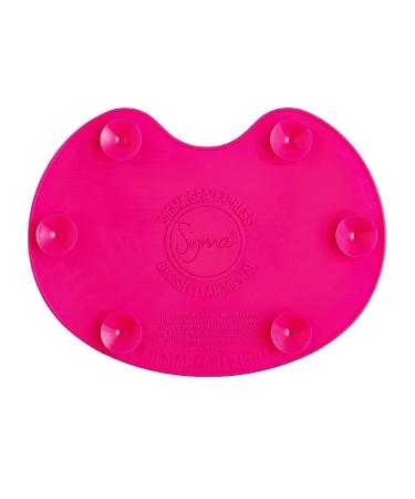Sigma Beauty Silicone Brush Cleaning Mat | Large Pink | Easy & Quick Makeup Brush Cleaning - Buy Online on GoSupps.com