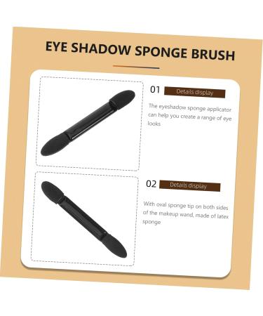 Baluue 50pcs Eye Shadow Sponge Cosmetic Tool Long Handle Eyeshadow Eye Cream Applicator Brush - Buy Online on GoSupps.com