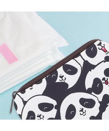 Healifty Sanitary Napkin Storage Bag - Cute Cartoon Animal Design - Tampons Pouch for Girls & Women - Set of 2 - Buy Online on GoSupps.com