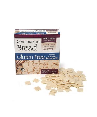 Broadman Church Supplies Communion Bread, Gluten Free, 200 Count 200 Count (Pack of 1)