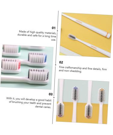 Minkissy 5-Pack Soft Bristle Toothbrushes for Adults - Light & Practical Tooth Cleaning Brushes in Spiral Color Box - Buy Online on GoSupps.com