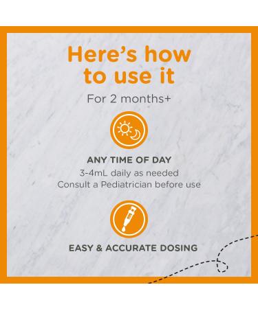 Zarbeeâ€™s Baby Immune Support & Vitamins - Natural Orange Flavor 2 fl oz (59 ml) - Buy Online on GoSupps.com