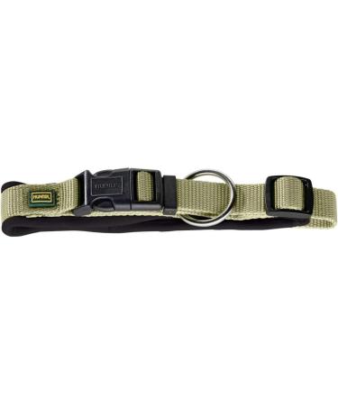 Hunter Neopren Vario Plus Dog Collar - Padded Nylon Olive/Black 50/2.5 (M-L) - International Shipping Available - Buy Online on GoSupps.com