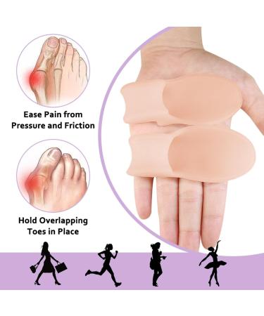 Gel Big Toe Separator 2/4/8Pcs - Bunion Corrector for Pain Relief & Hallux Valgus Orthopedic Toe Protector Spacer - Buy Online on GoSupps.com