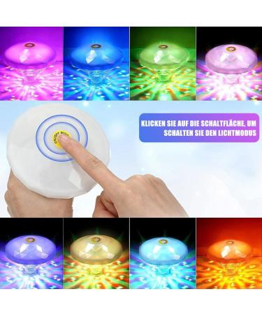 Antyingkai 2-Piece Floating LED Pool Lights | Waterproof Garden & Party Lighting | Ideal for Pools & Ponds - Buy Online on GoSupps.com