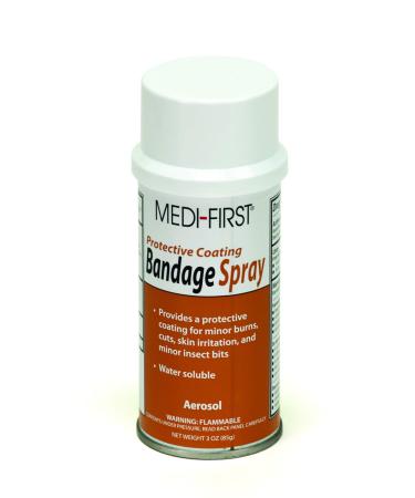 Medique First 45017 Bandage Spray, 3 Ounces, clear