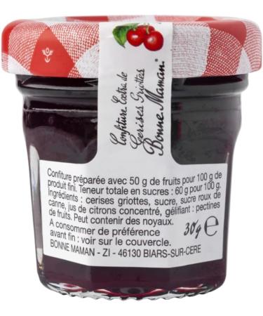 Bonne Maman Cherry Mini Jam 15 x 30g - Buy Online on GoSupps.com