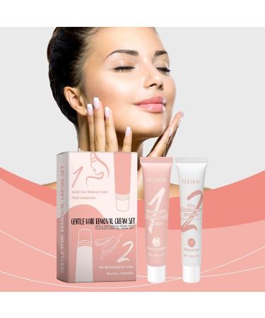  JASUBAI Auures 2-Pack Facial Hair Removal Creams - Facial Hair Removal Cream - For Women - Lip Hair Removal Cream - Buy Online on GoSupps.com
