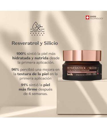  O BOTICARIO O Botic rio Botik Nourishing Face Cream Resveratrol + Firming Silicon Deep Hydration Prevents Wrinkles Improves Firmness and Collagen Regenerating Facial Antioxidant 40 g - Buy Online on GoSupps.com