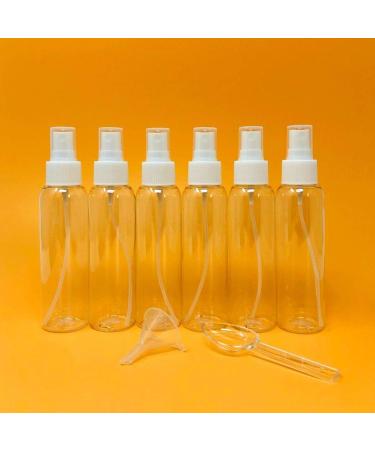 DIACLEANSHOP 6 x 100ml Bottles with Atomizer Set | Includes Measuring Spoon & Funnel | Perfect for International Shipping - Buy Online on GoSupps.com